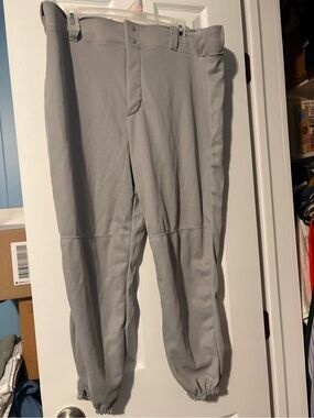 Gray Kids Athletic Baseball Pants - Lightweight Performance